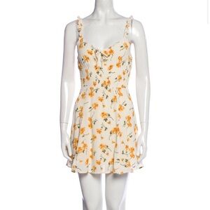 Reformation Floral Mini Sun Dress size 4